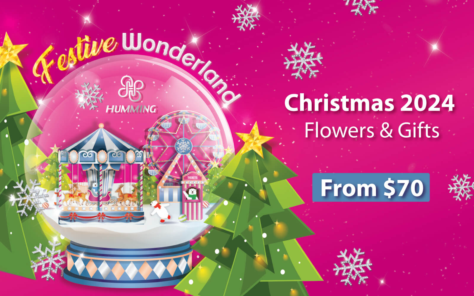 Christmas 2024 Flowers and Gift Hamper